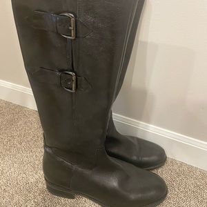Clark’s tall boots black genuine leather size 9